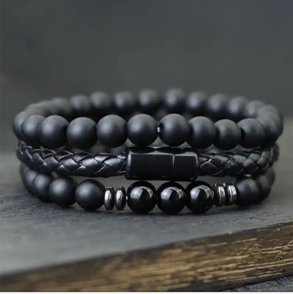 Unisex 3 piece  bracelet NIP